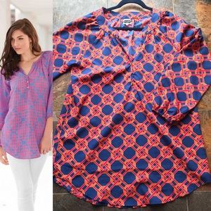 💙🧡❤️NWOT Mud Pie Reese tunic, L (12-14) ❤️🧡💙